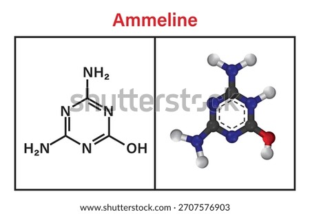 Ammeline structure Ammeline is a type of plastic that contains formaldehyde, or as we are familiar with it, formalin.