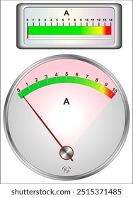 Un amperímetro (amperímetro) es un instrumento utilizado para medir la corriente en un circuito. Las corrientes eléctricas se miden en amperios (A),