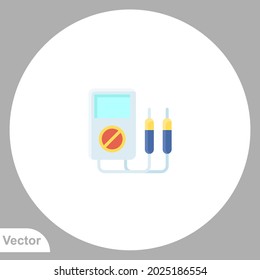 Ammeter icon sign vector,Symbol, logo illustration for web and mobile