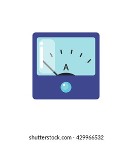 ammeter icon. vector illustration