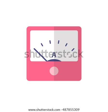 ammeter icon. vector illustration