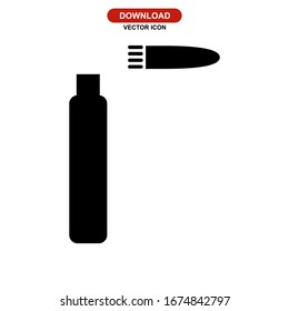 ammo icon or logo isolated sign symbol vector illustration - high quality black style vector icons
