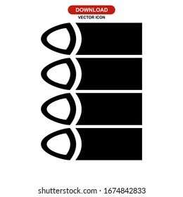 ammo icon or logo isolated sign symbol vector illustration - high quality black style vector icons
