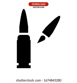 ammo icon or logo isolated sign symbol vector illustration - high quality black style vector icons
