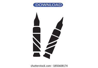 Icono ammo o logotipo aislado símbolo de signo ilustración vector ilustración - iconos vectoriales de estilo negro de alta calidad.
