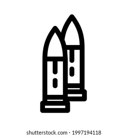 ammo icon or logo isolated sign symbol vector illustration - high quality black style vector icons
