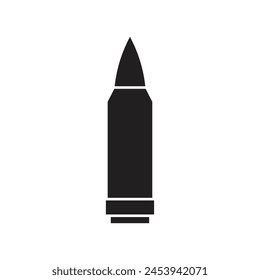 Icono de munición Ilustración de Plantilla de Vector Diseño de logotipo