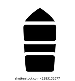 ammo of memorial day solid icon set