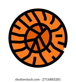 Ammonite fossil shell displaying ancient marine life and prehistoric history, representing evolution, geology, biology, and the study of long extinct creatures