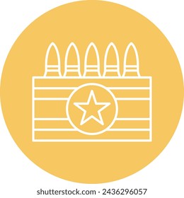 Ammunition Icon Design For Personal And Commercial Use