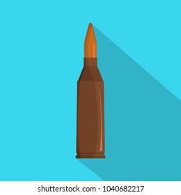 Ammunition icon. Flat illustration of ammunition vector icon for web