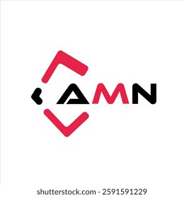 AMN creative minimalist letter logo. AMN unique vector initials alphabet letter logo design
