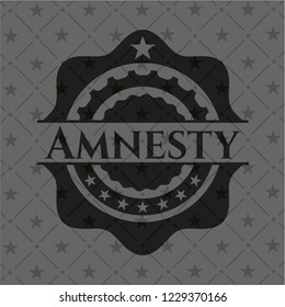 Amnesty realistic black emblem