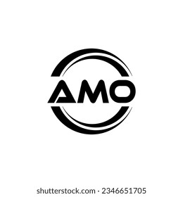 AMO Logo Design, Inspiration for a Unique Identity. Modern Elegance and Creative Design. Watermark Your Success with the Striking this Logo.