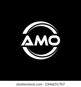 AMO Logo Design, Inspiration for a Unique Identity. Modern Elegance and Creative Design. Watermark Your Success with the Striking this Logo.