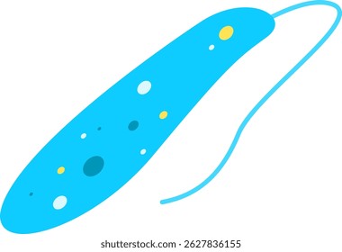 Amoeba cell Virus and bacteria