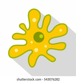 Amoeba icon. Flat illustration of amoeba vector icon for web
