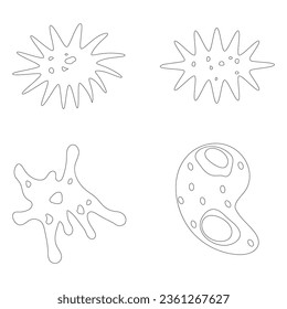 amoeba icon vector illustration design