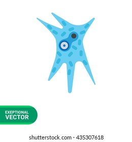 Amoeba Radiozoa Vector Icon