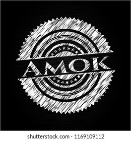 Amok chalk emblem