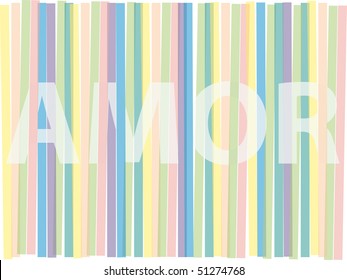 AMOR background abstract mosaic 3D- vector illustration