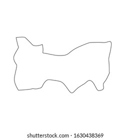 Amoroni Mania region map in Madagascar country
