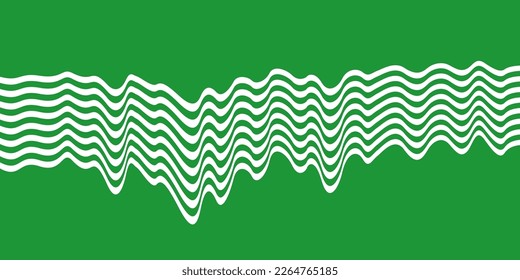 The amorphous element with the effect of visual distortion.