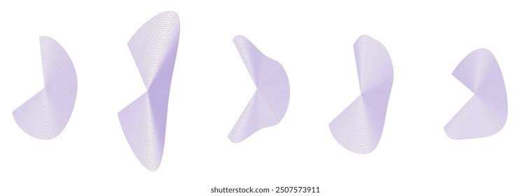 amorphous shapes: blue abstract liquid, irregular, wave lines, dynamic forms, and shapes on white background