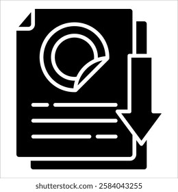 Amortization Icon Element For Design
