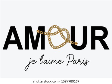 amour je'taime Paris ( love seviyorum Paris in French)