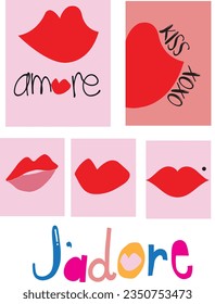 amour slogan j'adore happy valentine's day