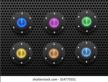 amp buttons