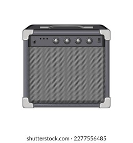 amp guitar amplifier cartoon. amp guitar amplifier sign. isolated symbol vector illustration