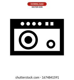 amp icon or logo isolated sign symbol vector illustration - high quality black style vector icons
