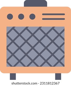Amp icon vector image. Suitable for mobile application web application and print media.