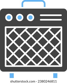 Amp icon vector image. Suitable for mobile application web application and print media.