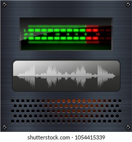 amp meter equipment vector dashboard