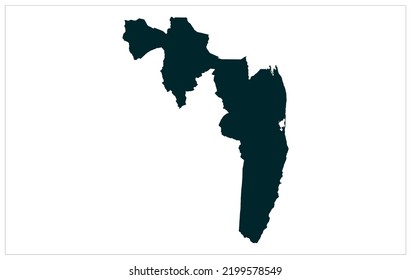 Ampara Srilanka District vector map illustration, Srilanka Map