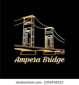 Ampera Bridge Logo Palembang City, Indonesia.
Vector symbol illustration design
vintage buildings svg