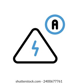 Ampere Icon vector stock illustration