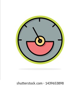 Ampere, Ampere Meter, Electrical, Energy Abstract Circle Background Flat color Icon