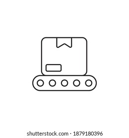 Ampere Meter Vektor Outline Icon Style Illustration. EPS10-Datei 