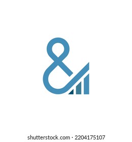 ampersand finance arrow logo and friend