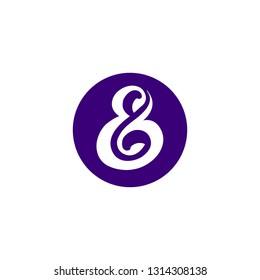 Ampersand logo, symbol, icon