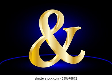 Ampersand vector icon, Elegant and stylish ampersands,