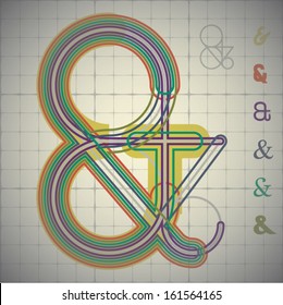 Ampersands anatomy and structure.
