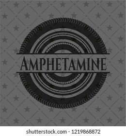 Amphetamine dark emblem. Retro