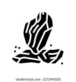 anfetaminas vectores de iconos de glifos de drogas. signo de drogas anfetaminas. símbolo de contorno aislado ilustración negra