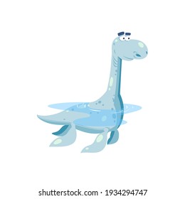 Amphibian Erythrosuchids crocodile large basal dinosaur isolated icon. Vector archosaur form carnivores diapsid reptile. Prehistoric animal of Jurassic period. Chalishevia or Erythrosuchus lizard