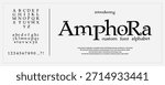 AmphoRa Is An ancient Egyptian–inspired serif display font with angular cuts and historic ornamental details. inspired display font with angular serif forms, perfect for historical, mystical, and cultural designs.